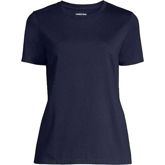 Women's Tall Relaxed Supima Cotton Short Sleeve Crewneck T-Shirt