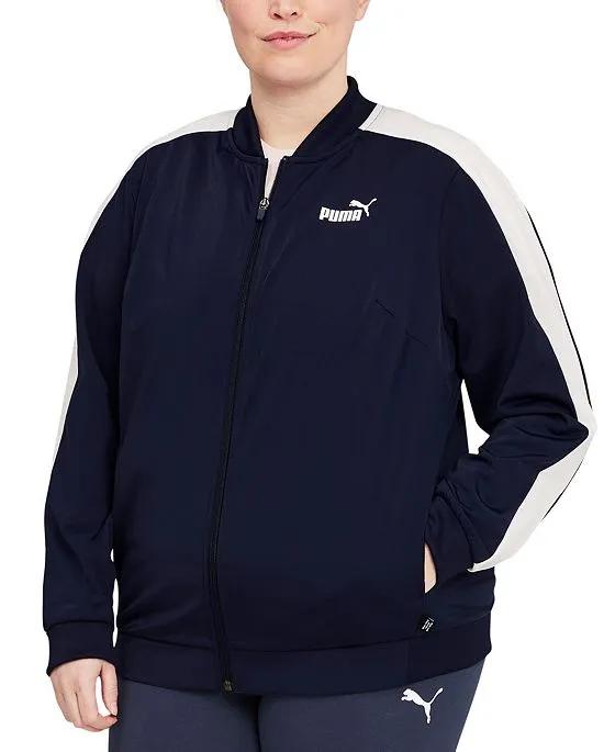 Women's Tricot Front Full-Zip Track Jacket