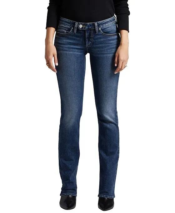 Women's Tuesday Low Rise Hip Hugging Slim Bootcut Jeans