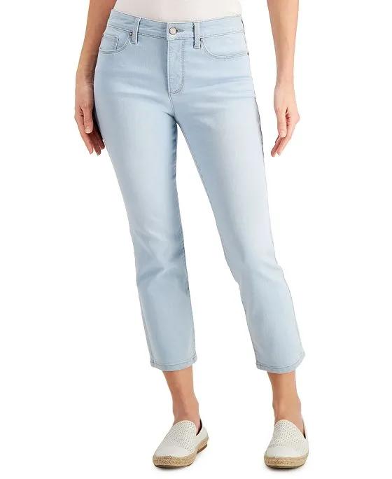 Women's Tummy Control Bristol Capri Jeans, Created for Macy's