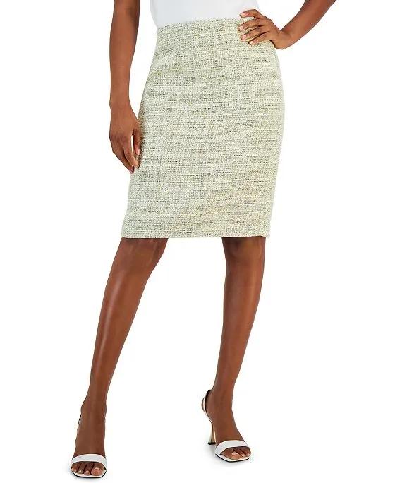 Women's Tweed Pencil Skirt