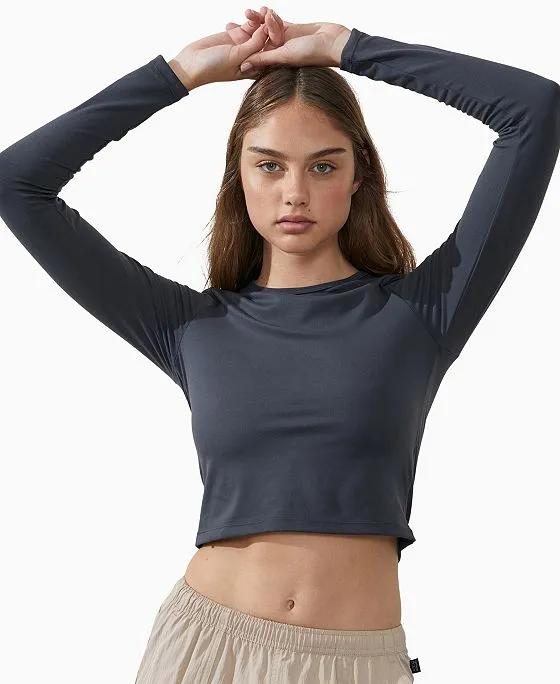 Women's Ultra Soft Fitted Long Sleeve Top