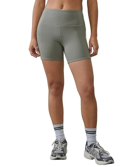 Women's Ultra Soft Pocket Bike Shorts
