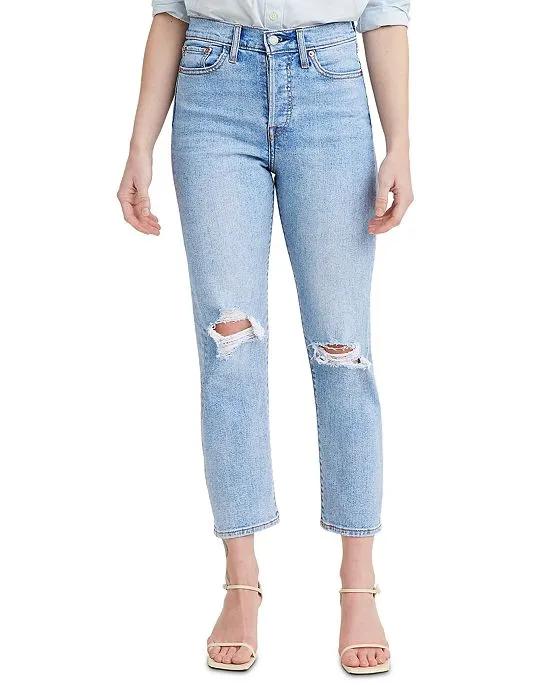 Women's Wedgie Straight-Leg Cropped Jeans