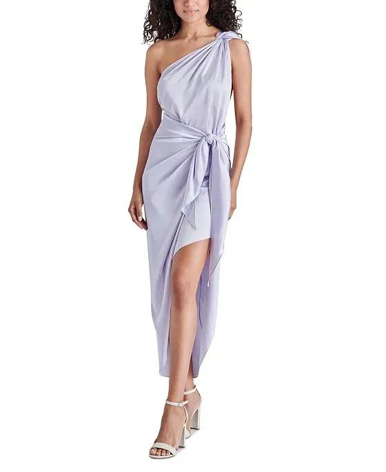 Women's Whitney One-Shoulder Draped Dress