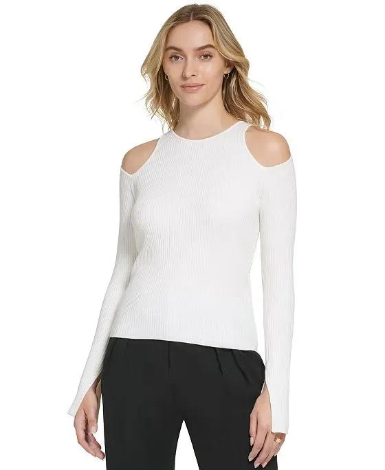 Women's X-Fit Long Sleeve Cutout Sweater