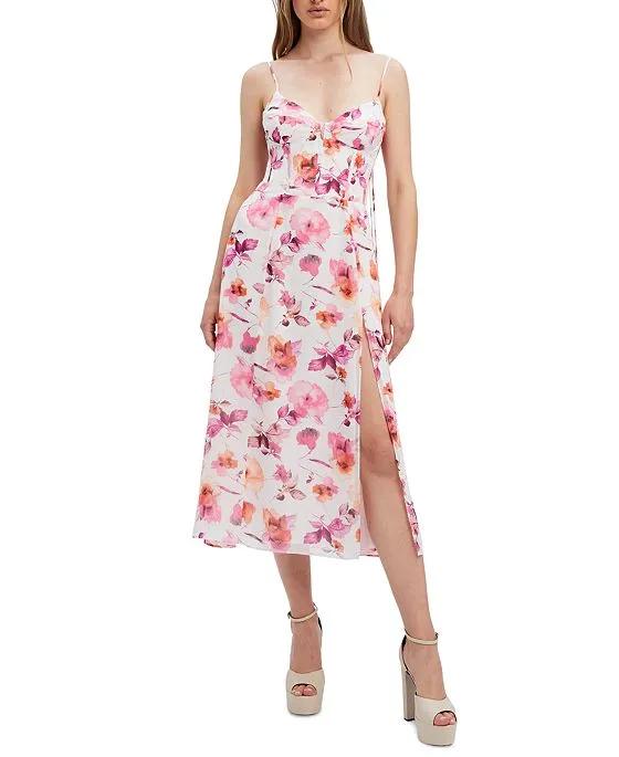 Women's Zeta Floral Sleeveless Midi Dress