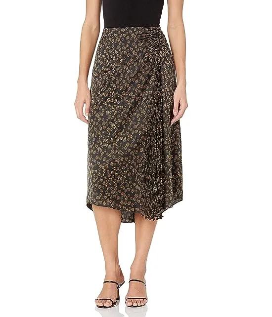 Women's Zinnia Floral Ruched Skirt