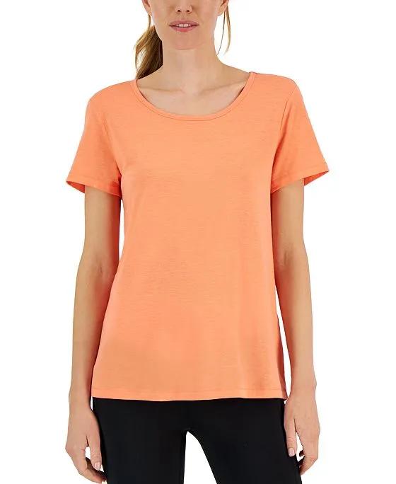 Womens Active Mesh Back T-Shirt, Created for Macy's
