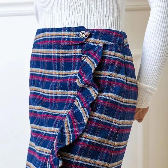 Womens' Flannel Ruffle Skirt