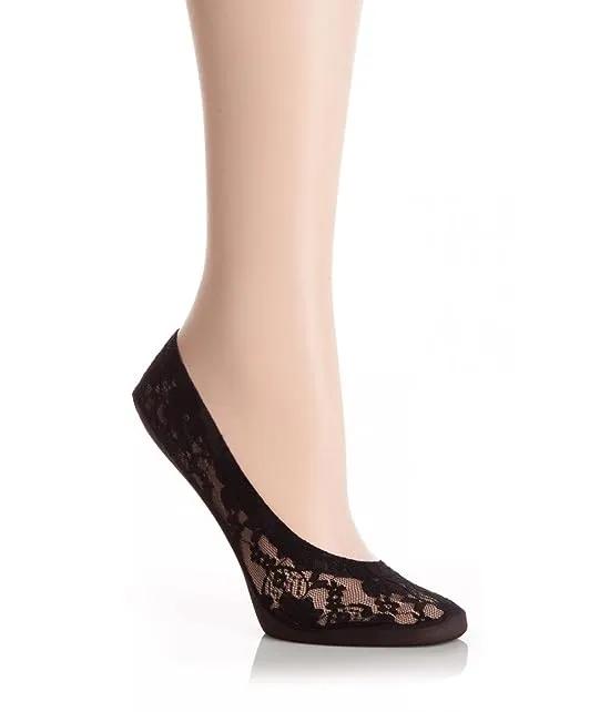 Womens Lace Classic Perfect Edge Liner Sock