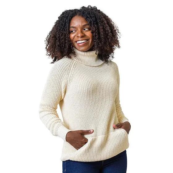 Womens' Ribbed Turtleneck Sweater