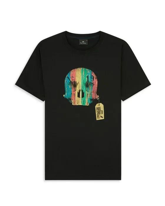Wooden Skull Graphic Tee