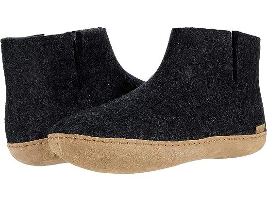 Wool Boot Leather Outsole