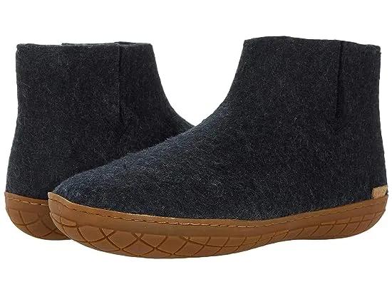 Wool Boot Rubber Outsole