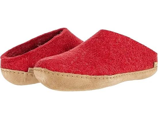 Wool Slip-On Leather Outsole