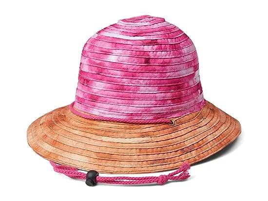 Woven Bucket Hat with Adjustable Drawcord