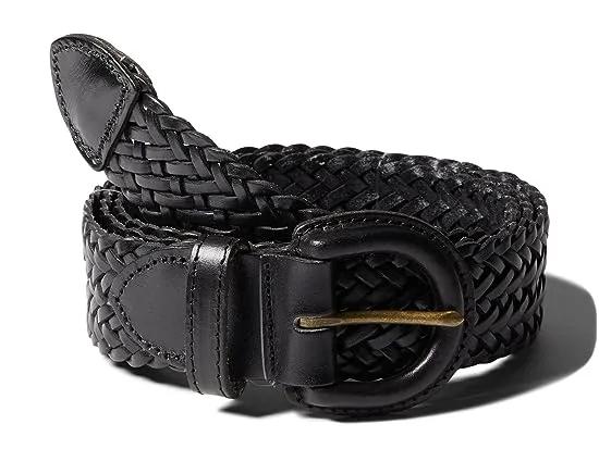Woven Leather Belt