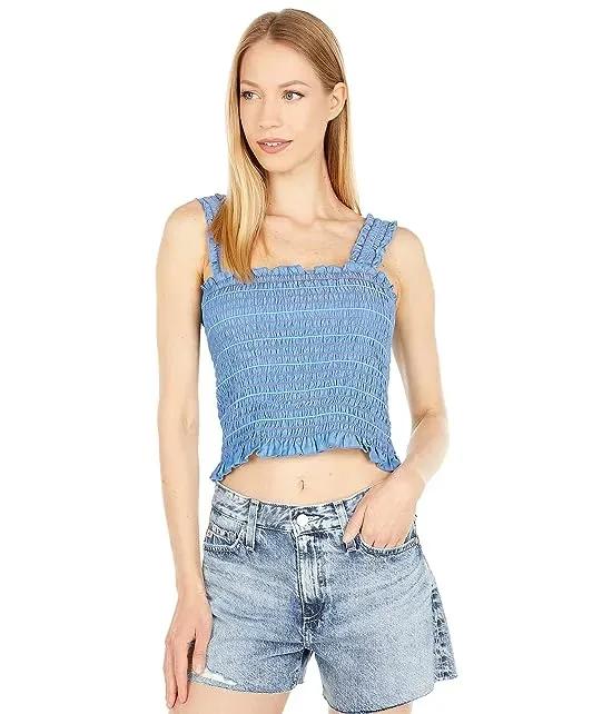 Woven Smocked Tank Top T1TX3T42