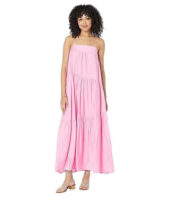 Woven Tiered Maxi Dress