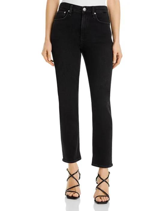 Wren High Rise Ankle Slim Jeans in Highland