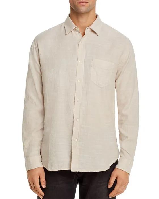 Wyatt Cotton Regular Fit Button-Down Shirt  