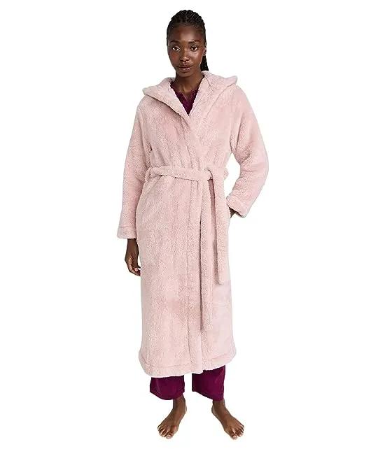 Wynter Recycled Plush Hooded Robe
