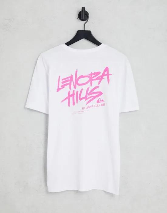 x Stranger Things Lenora Hills surf club T-shirt in white