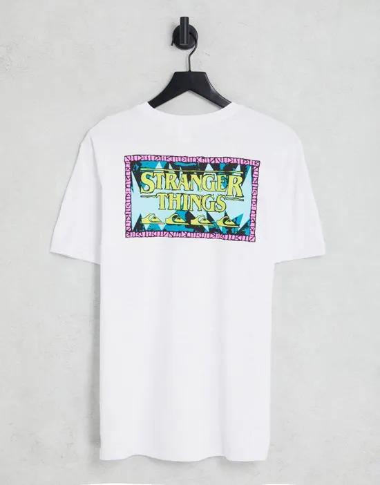 x The Stranger Things outsiders T-shirt in white