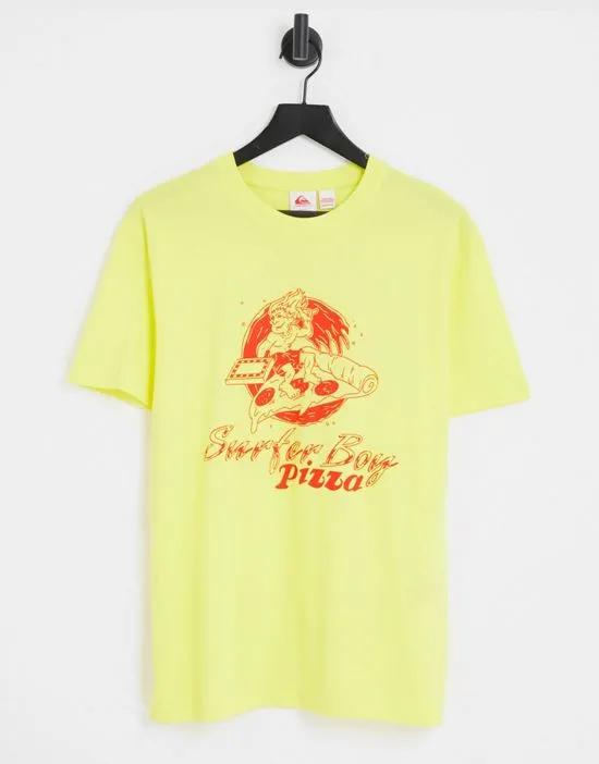 X The Stranger Things Surfer Boy t-shirt in yellow