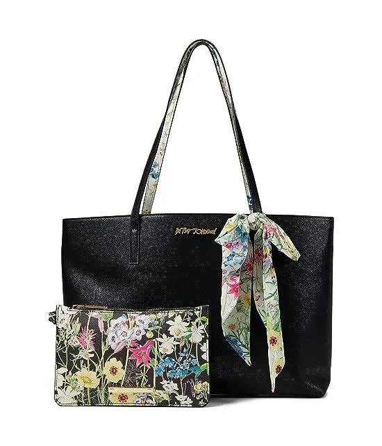 XO Zaria Tote with Wristlet and Scarf
