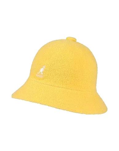 Yellow Bouclé Hat