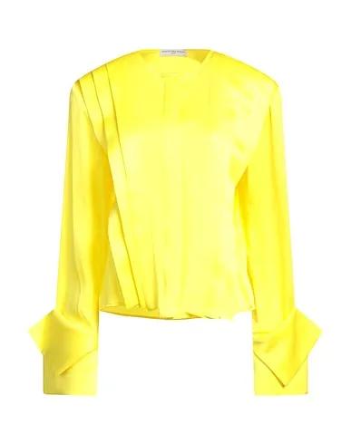 Yellow Cady Solid color shirts & blouses