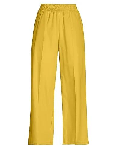 Yellow Casual pants ORGANIC COTTON PULL-ON PANTS