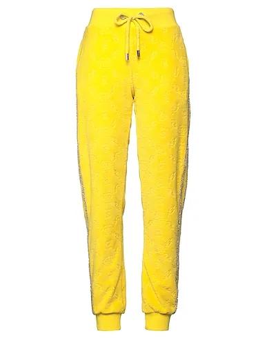 Yellow Chenille Casual pants