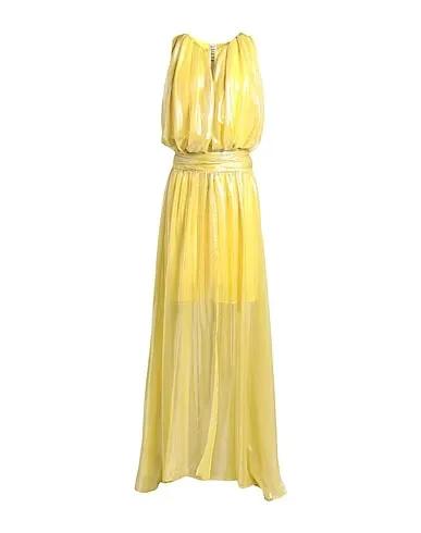 Yellow Chiffon Long dress