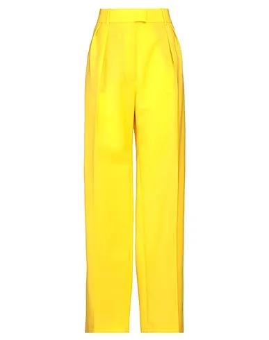 Yellow Cool wool Casual pants