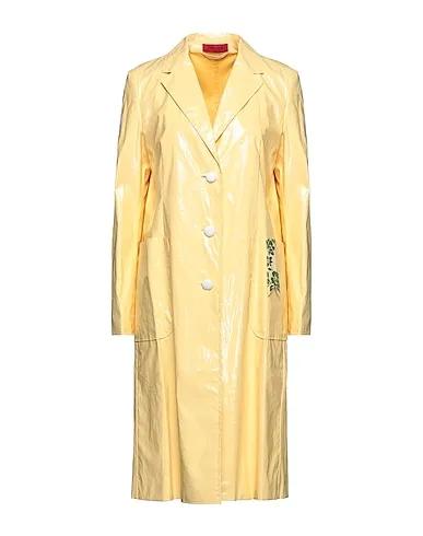 Yellow Cotton twill Coat