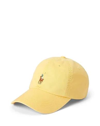 Yellow Cotton twill Hat STRETCH-COTTON TWILL BALL CAP