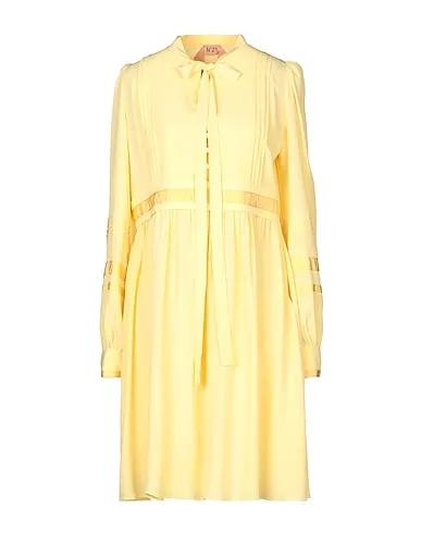 Yellow Crêpe Midi dress