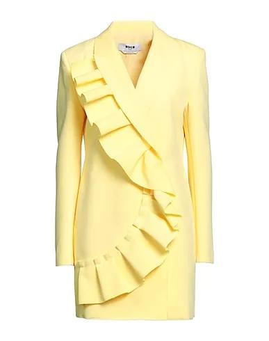 Yellow Crêpe Office dress