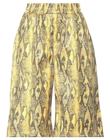 Yellow Cropped pants & culottes