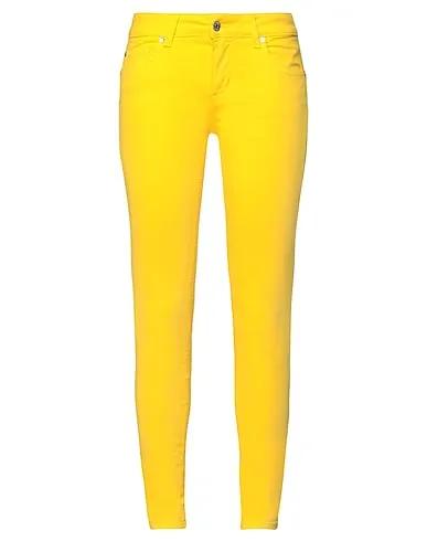 Yellow Denim Denim pants