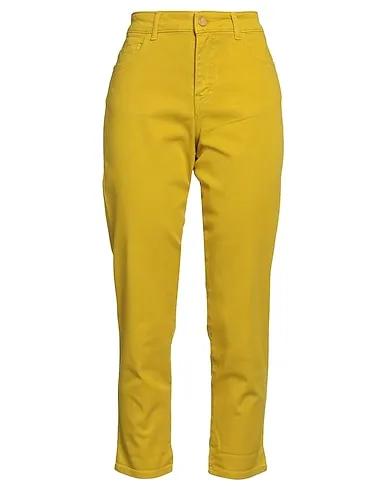 Yellow Denim Denim pants