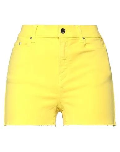 Yellow Denim Denim shorts