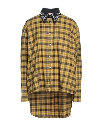 Yellow Flannel Checked shirt
