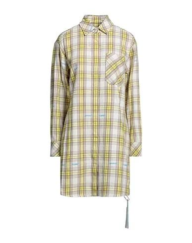 Yellow Flannel Short dress