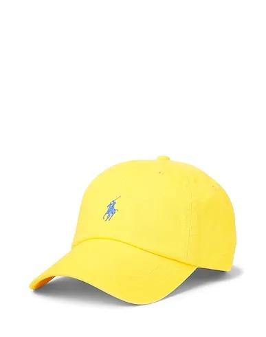 Yellow Gabardine Hat COTTON CHINO BALL CAP
