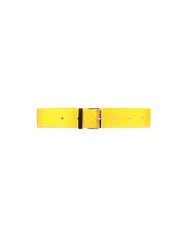 Yellow Grosgrain High-waist belt