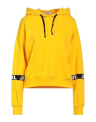 Yellow Grosgrain Hooded sweatshirt